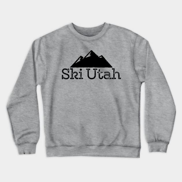 Ski Utah Vintage T-Shirt Design Crewneck Sweatshirt by HolidayShirts